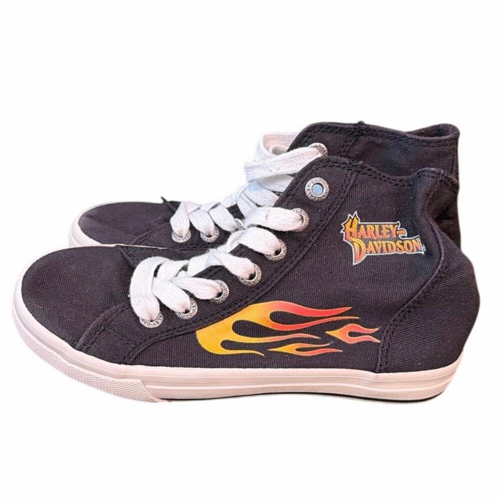 New Harley Davidson kids size 1 high top sneakers